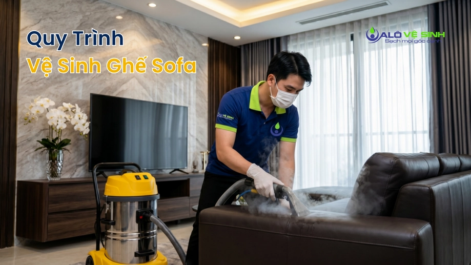 Quy trình vệ sinh ghế sofa Quận 2 kỹ lưỡng