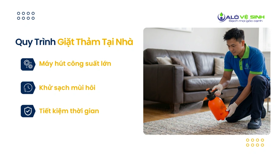 Dùng máy chà chuyên dụng vệ sinh thảm văn phòng Quận 9
