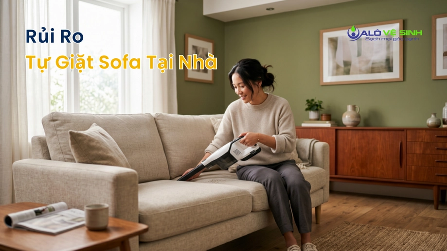 So sánh tự làm sạch và dịch vụ giặt ghế sofa Quận 2