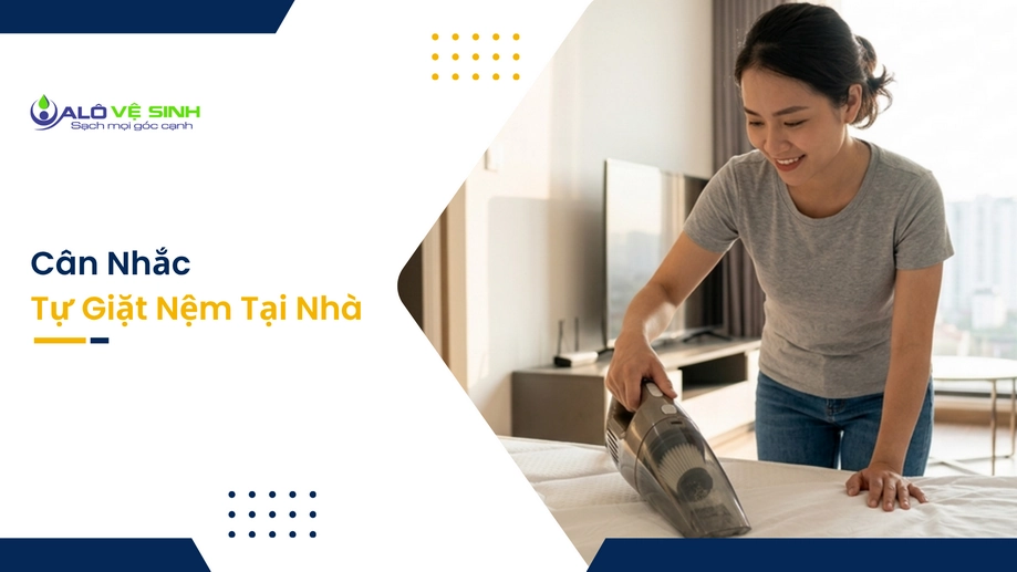 So sánh kết quả giữa việc tự làm và gọi thợ vệ sinh nệm Củ Chi
