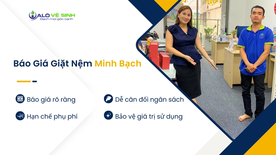 Bảng báo giá chi tiết dịch vụ vệ sinh nệm Bình Thạnh rõ ràng