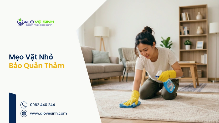 Đơn vị vệ sinh thảm Quận 6 uy tín hướng dẫn cách thấm hút nước