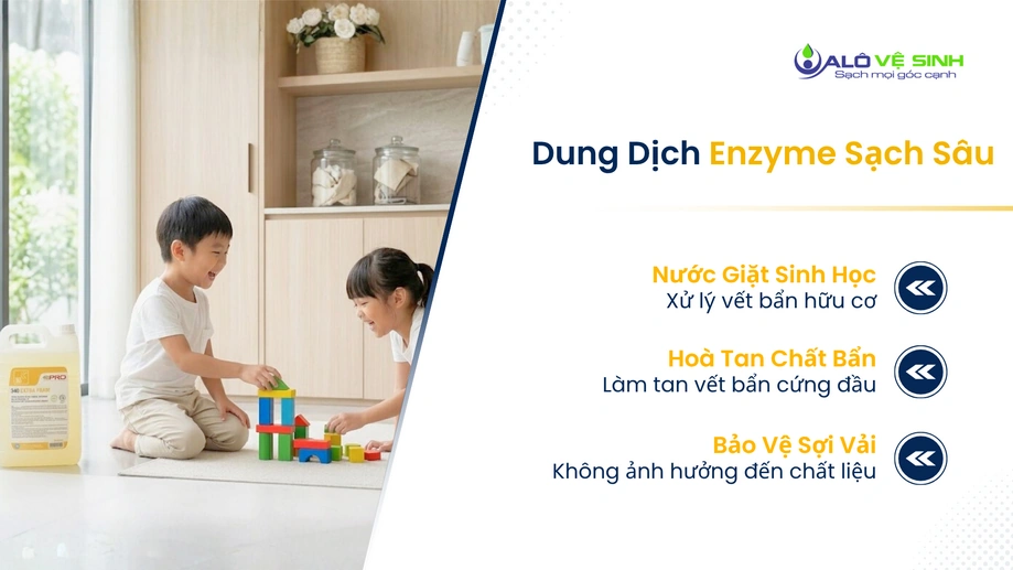 Vệ sinh thảm Quận 7 giúp thảm tơi xốp, an toàn cho em bé