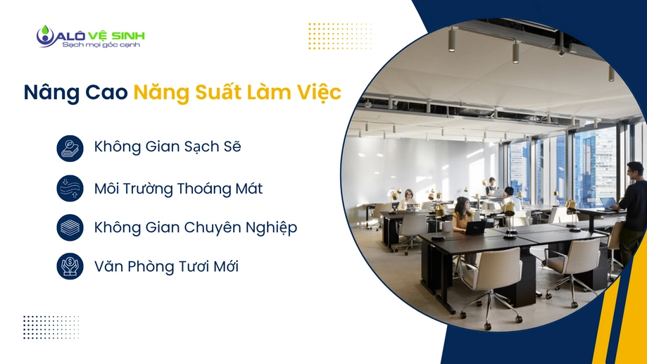 Văn phòng tươi sáng nhờ vệ sinh thảm Thủ Đức định kỳ